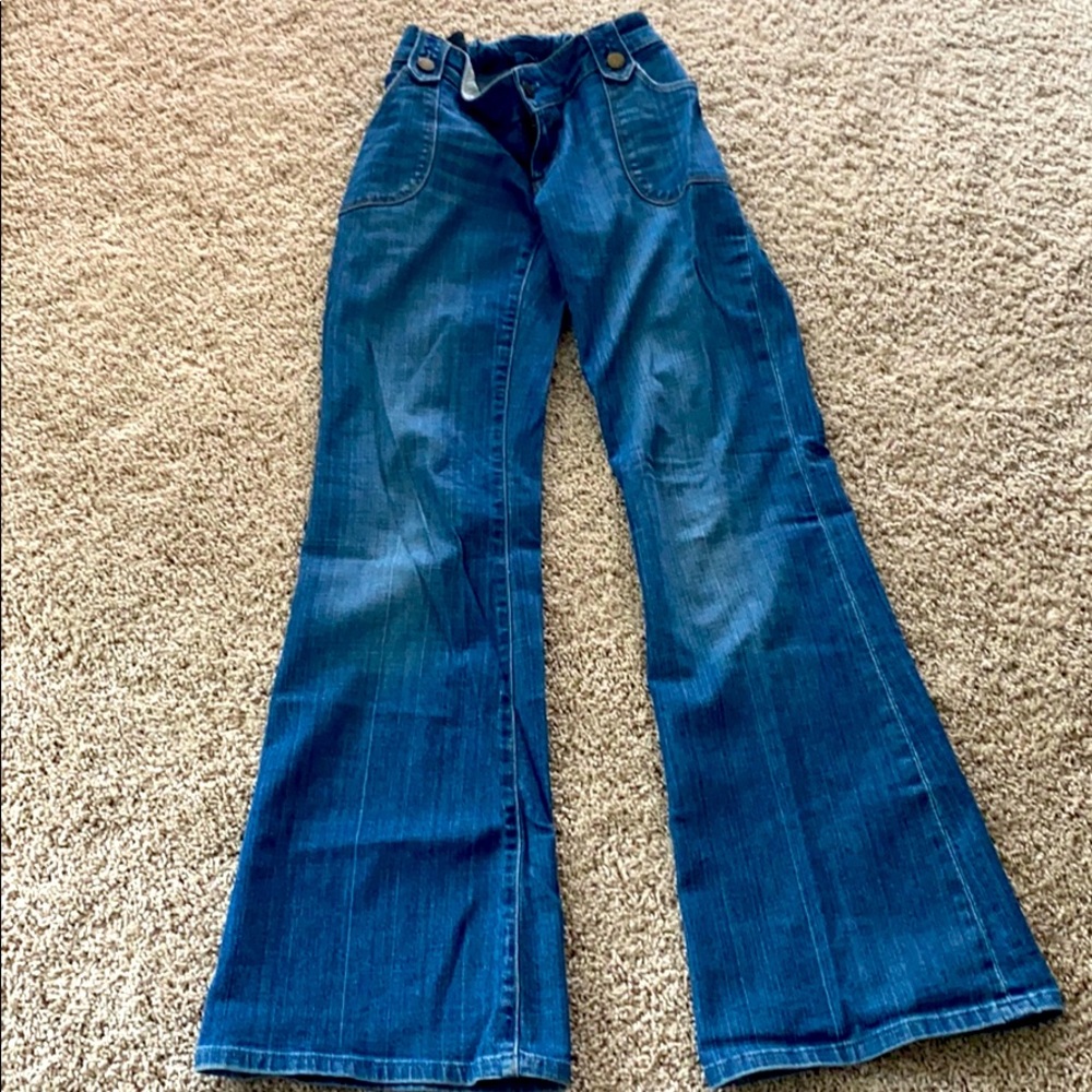 Gap maternity flared jeans